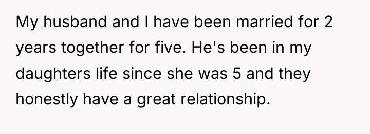 My husband and I have been married for 2 years...