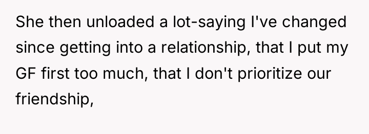 She then unloaded a lot-saying I've changed since getting into...
