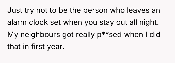 Just try not to be the person who leaves an...
