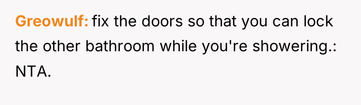 Greowulf fix the doors so that you can lock the...