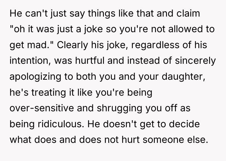 He can't just say things like that and claim "oh...
