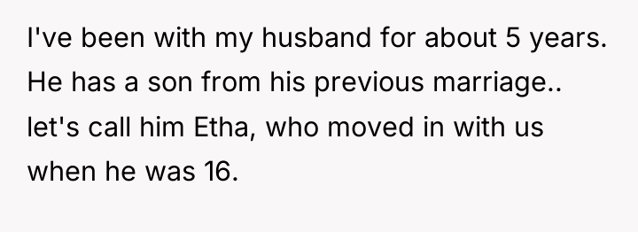 I've been with my husband for about 5 years. He...