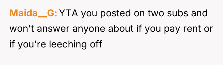Maida__G YTA you posted on two subs and won't answer...