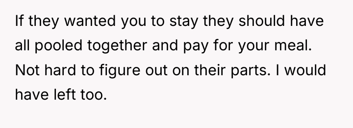 If they wanted you to stay they should have all...