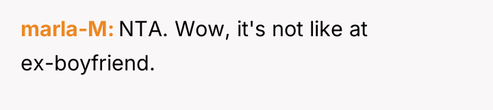marla-M NTA. Wow, it's not like at ex-boyfriend.