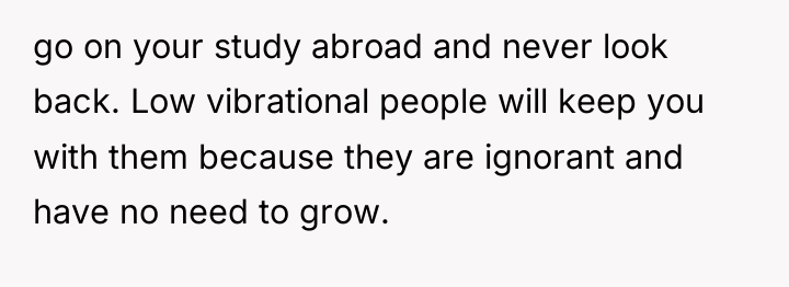 go on your study abroad and never look back. Low...