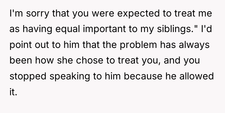 I'm sorry that you were expected to treat me as...
