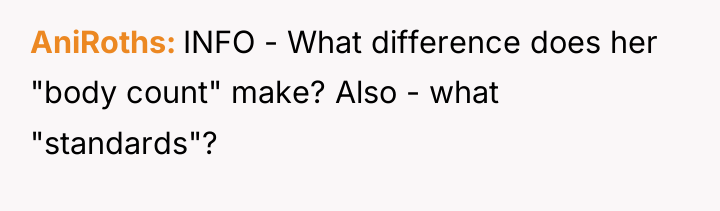 AniRoths INFO - What difference does her "body count" make?...
