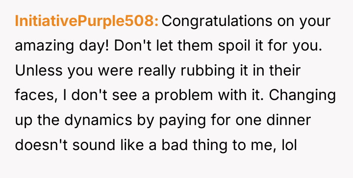 InitiativePurple508 Congratulations on your amazing day! Don't let them spoil...