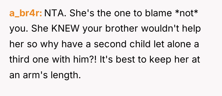 a_br4r NTA. She's the one to blame *not* you. She...