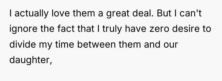 I actually love them a great deal. But I can't...
