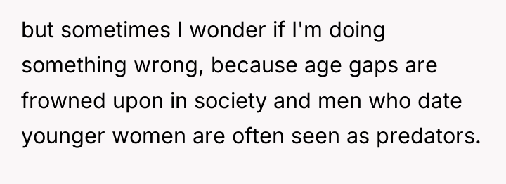 but sometimes I wonder if I'm doing something wrong, because...