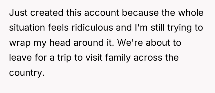 Just created this account because the whole situation feels ridiculous...