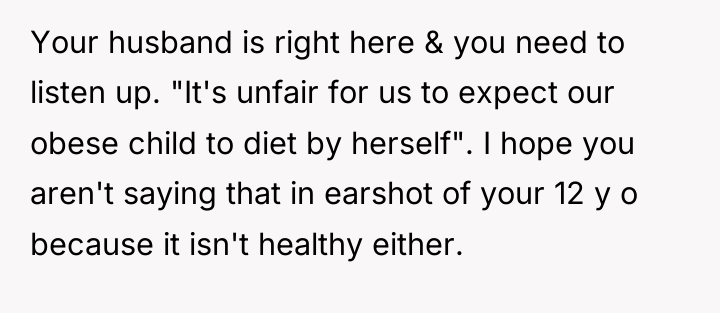 Your husband is right here & you need to listen...