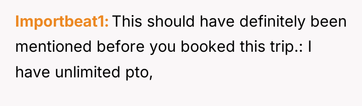 Importbeat1 This should have definitely been mentioned before you booked...