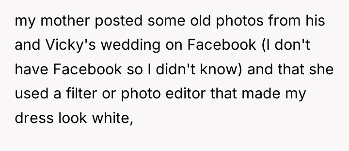 my mother posted some old photos from his and Vicky's...