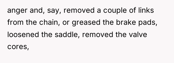 anger and, say, removed a couple of links from the...