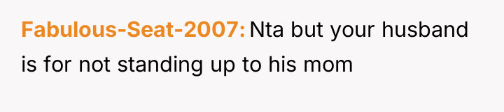 Fabulous-Seat-2007 Nta but your husband is for not standing up...