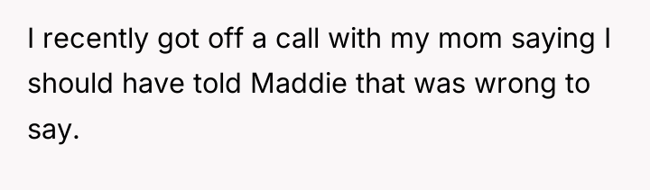 I recently got off a call with my mom saying...