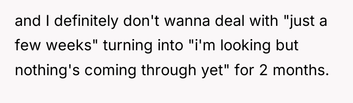 and I definitely don't wanna deal with "just a few...