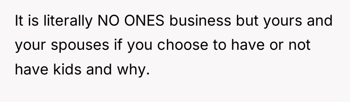 It is literally NO ONES business but yours and your...