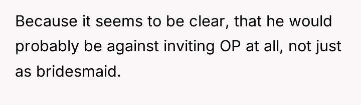 Because it seems to be clear, that he would probably...