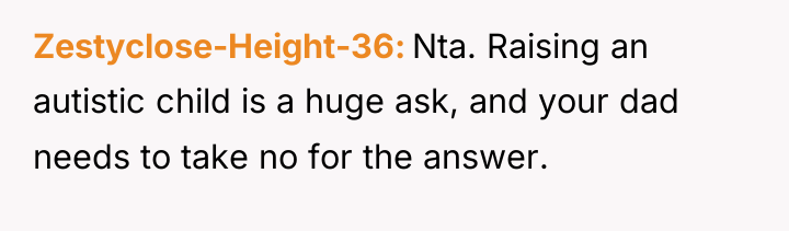Zestyclose-Height-36 Nta. Raising an autistic child is a huge ask,...
