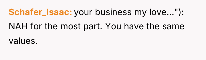 Schafer_Isaac your business my love..."): NAH for the most part....