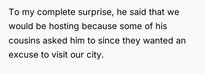 To my complete surprise, he said that we would be...