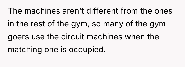 The machines aren't different from the ones in the rest...
