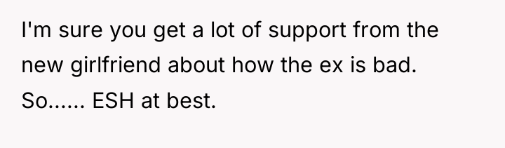 I'm sure you get a lot of support from the...
