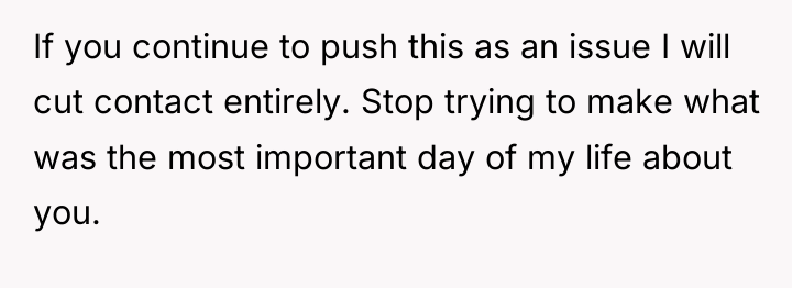 If you continue to push this as an issue I...