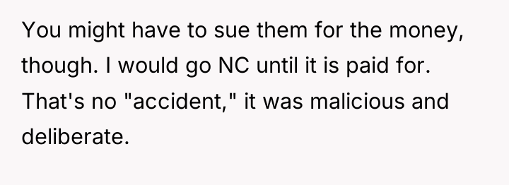 You might have to sue them for the money, though....