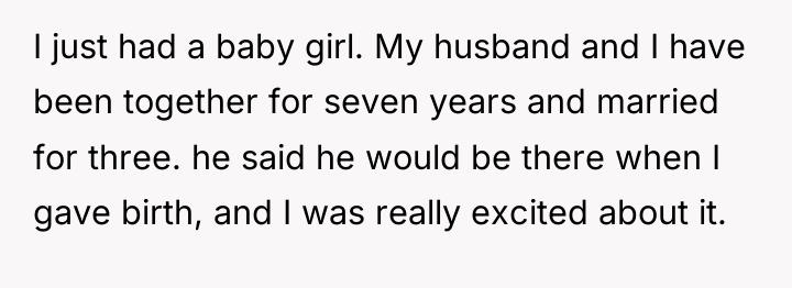 I just had a baby girl. My husband and I...