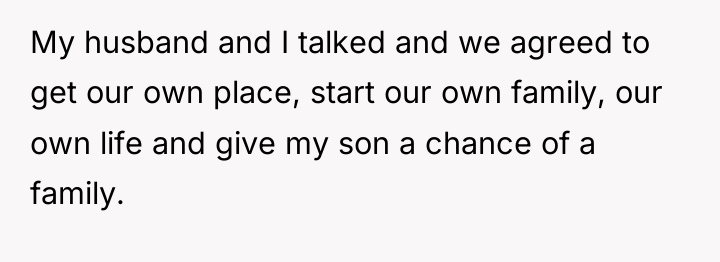 My husband and I talked and we agreed to get...