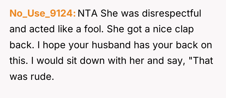 No_Use_9124 NTA She was disrespectful and acted like a fool....