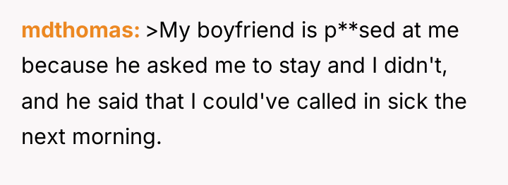 mdthomas >My boyfriend is p**sed at me because he asked...