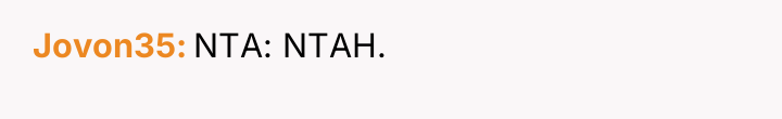 Jovon35 NTA: NTAH.
