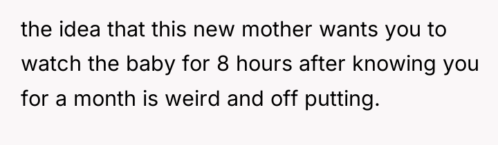 the idea that this new mother wants you to watch...
