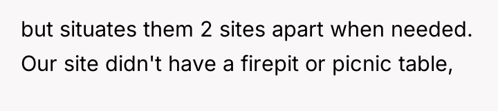 but situates them 2 sites apart when needed. Our site...