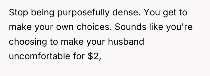 Stop being purposefully dense. You get to make your own...