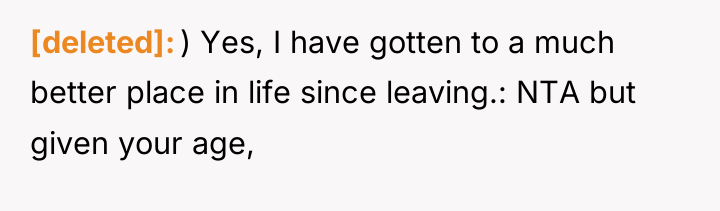 [deleted] ) Yes, I have gotten to a much better...