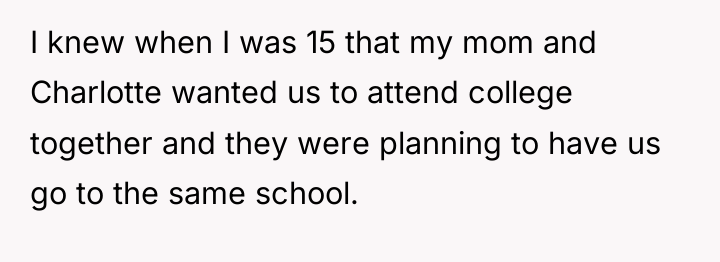 I knew when I was 15 that my mom and...