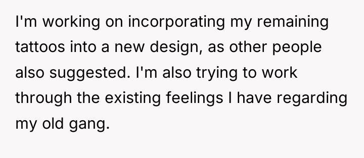 I'm working on incorporating my remaining tattoos into a new...