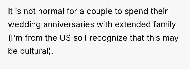 It is not normal for a couple to spend their...