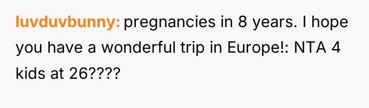 luvduvbunny pregnancies in 8 years. I hope you have a...