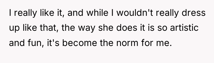 I really like it, and while I wouldn't really dress...