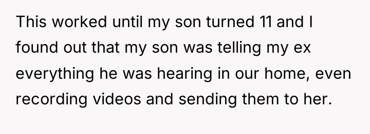 This worked until my son turned 11 and I found...