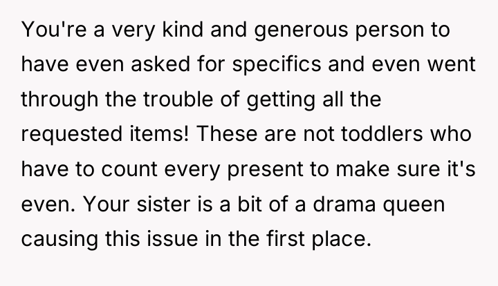 You're a very kind and generous person to have even...
