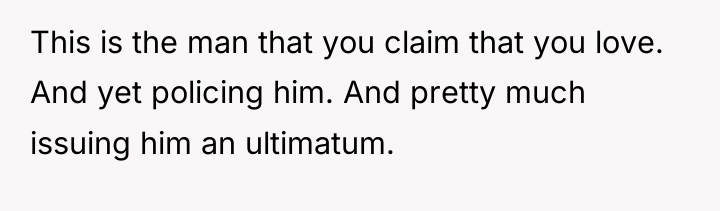 This is the man that you claim that you love....